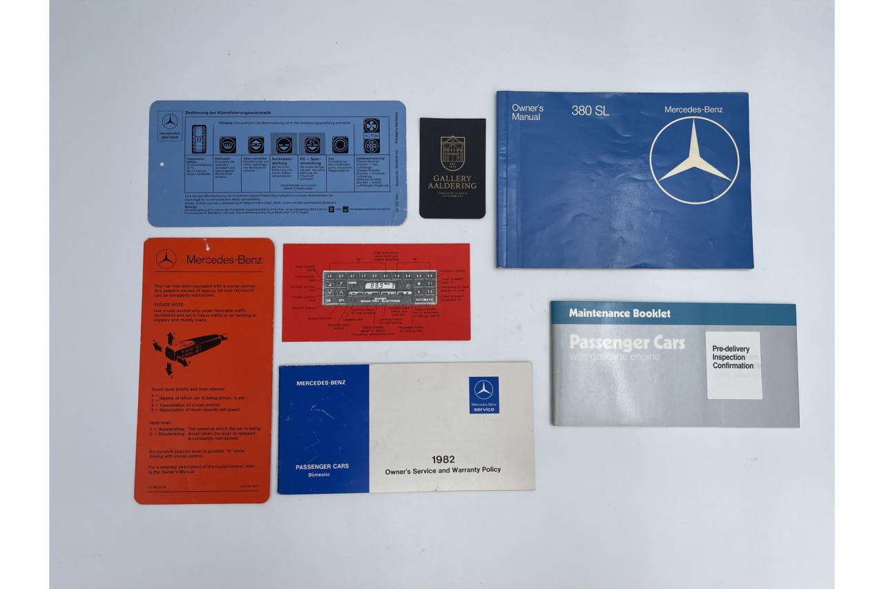 1982 Mercedes - Benz Mercedes Benz 380 SL &ldquo;6.642 mls&rdquo; 90% first paint