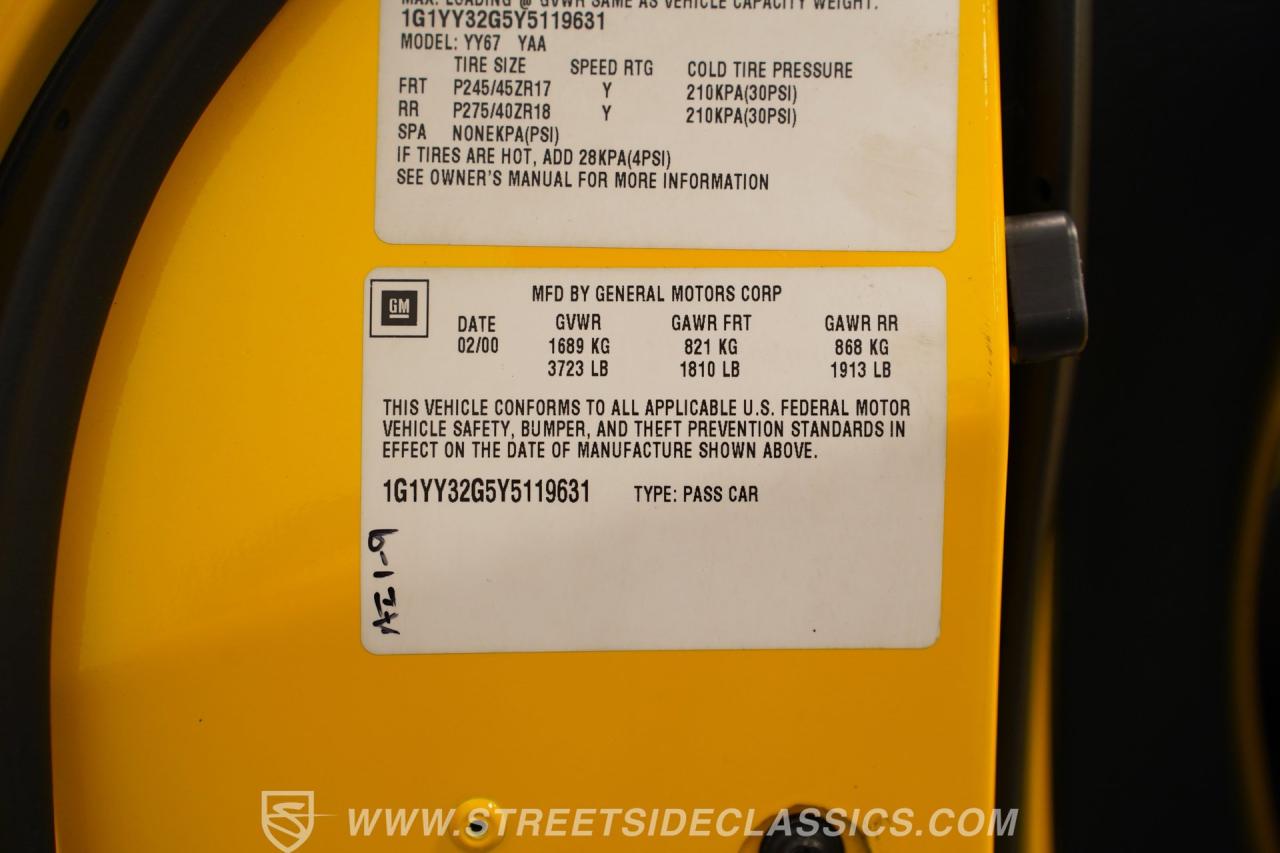 2000 Chevrolet Corvette Convertible