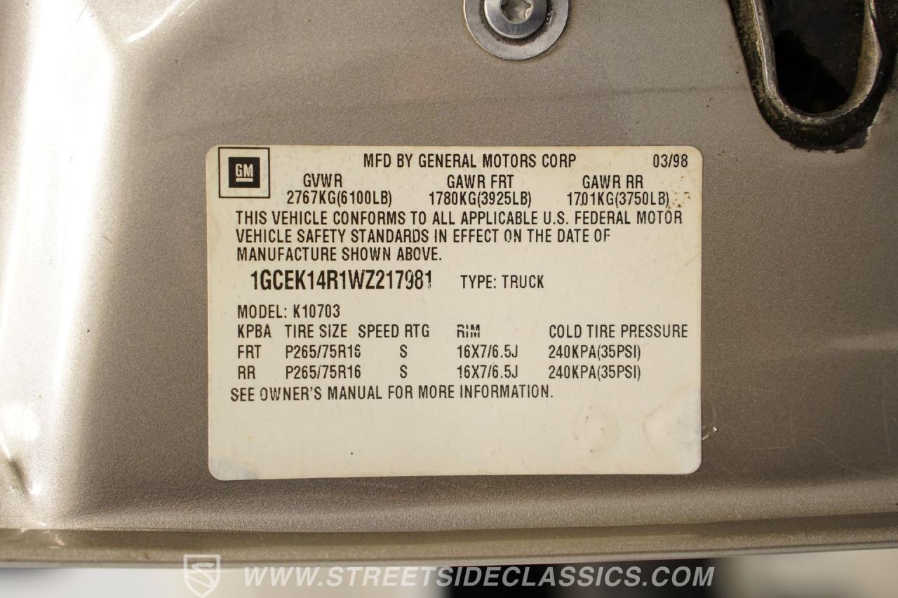 1998 Chevrolet K1500 Silverado Z71 4x4