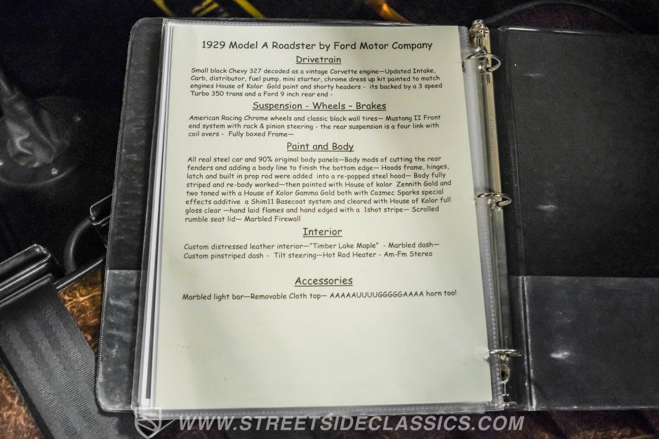 1929 Ford Model A Rumble Seat Roadster