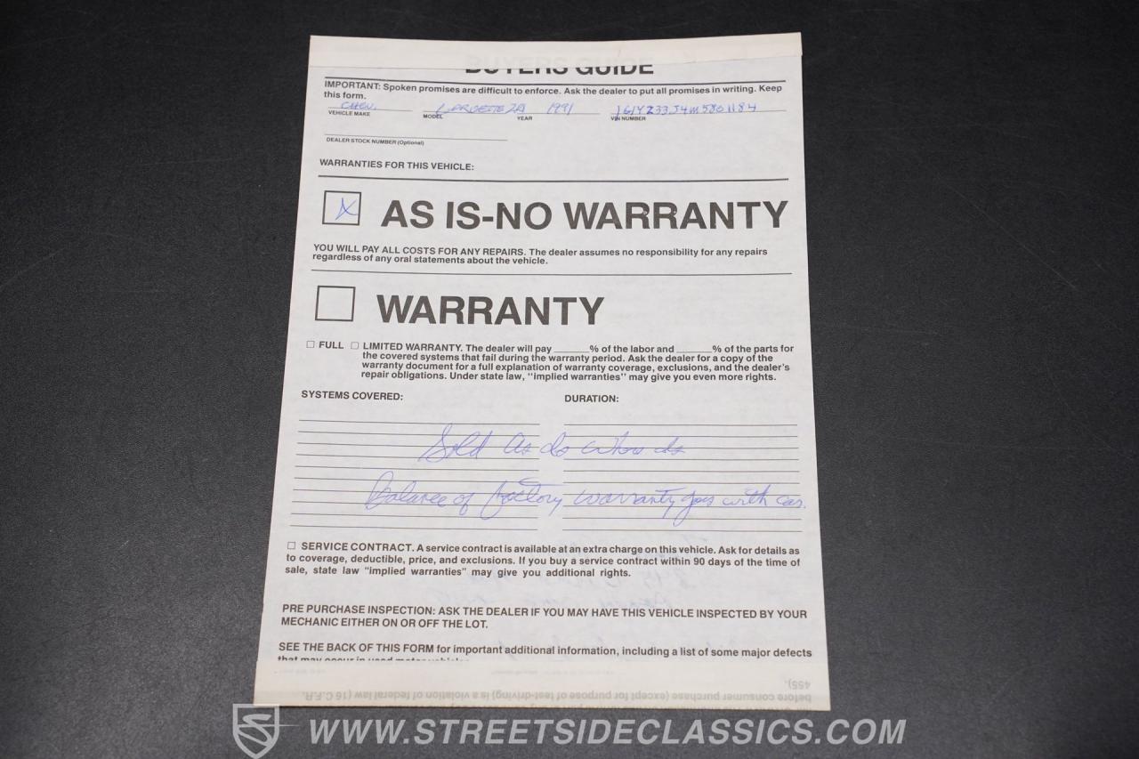 1991 Chevrolet Corvette ZR1