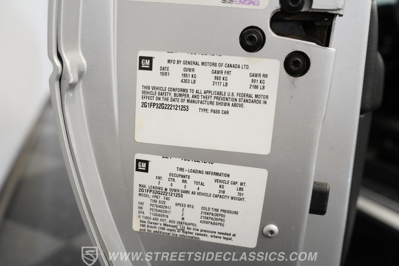 2002 Chevrolet Camaro SUPERCHARGED SS Convertible