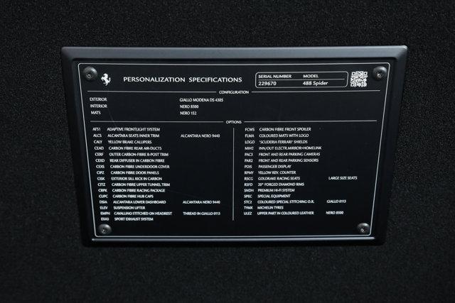 2018 Ferrari 488 SPIDER