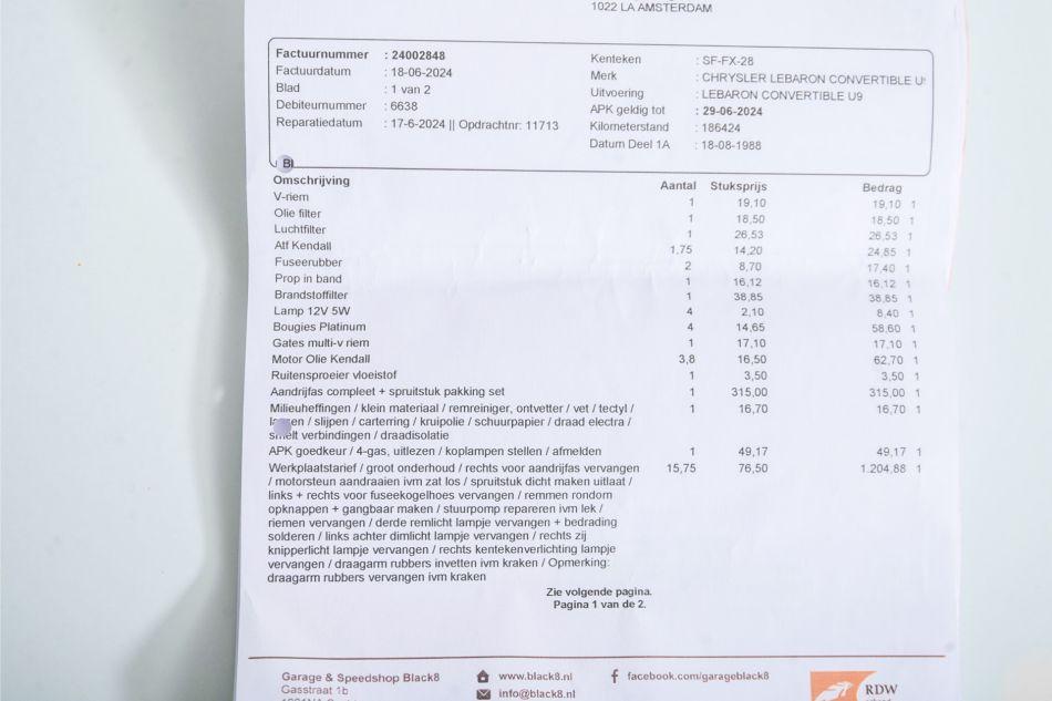 1988 Chrysler Le-Baron