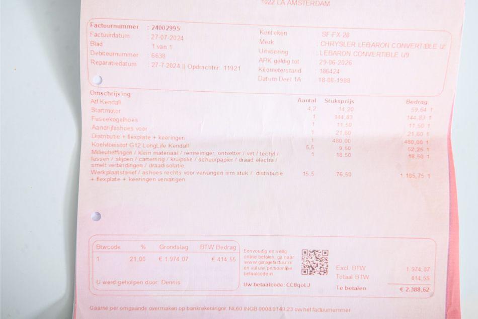 1988 Chrysler Le-Baron