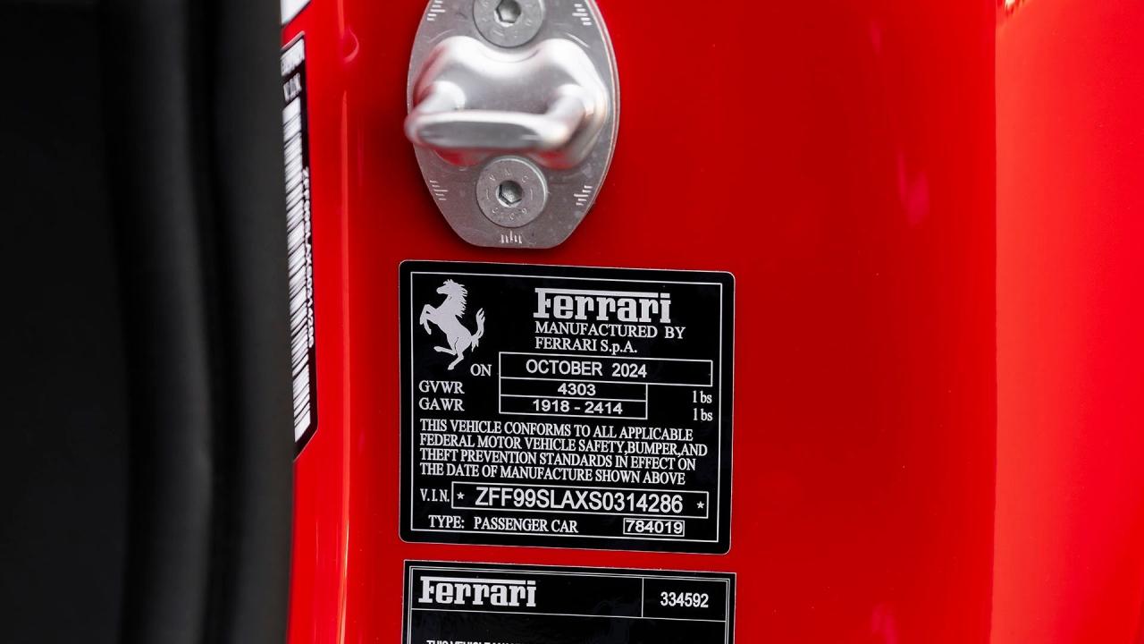 2025 Ferrari 296 GTB