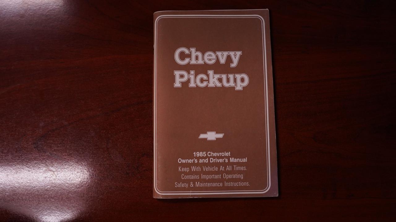 1985 Chevrolet C10 Silverado