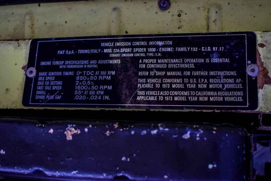 1973 Fiat 124 Spider