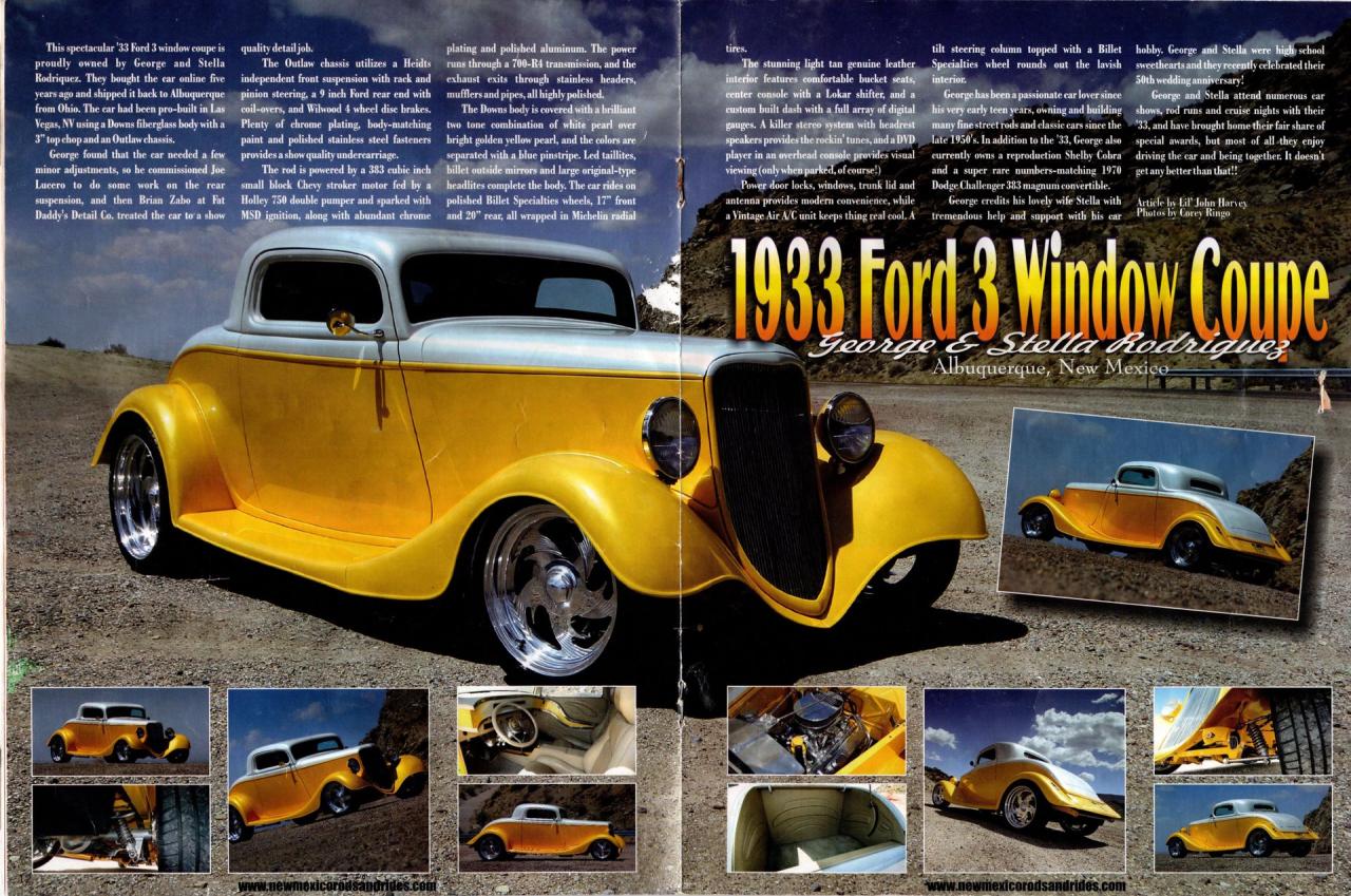 1933 Ford 3 Window Coupe