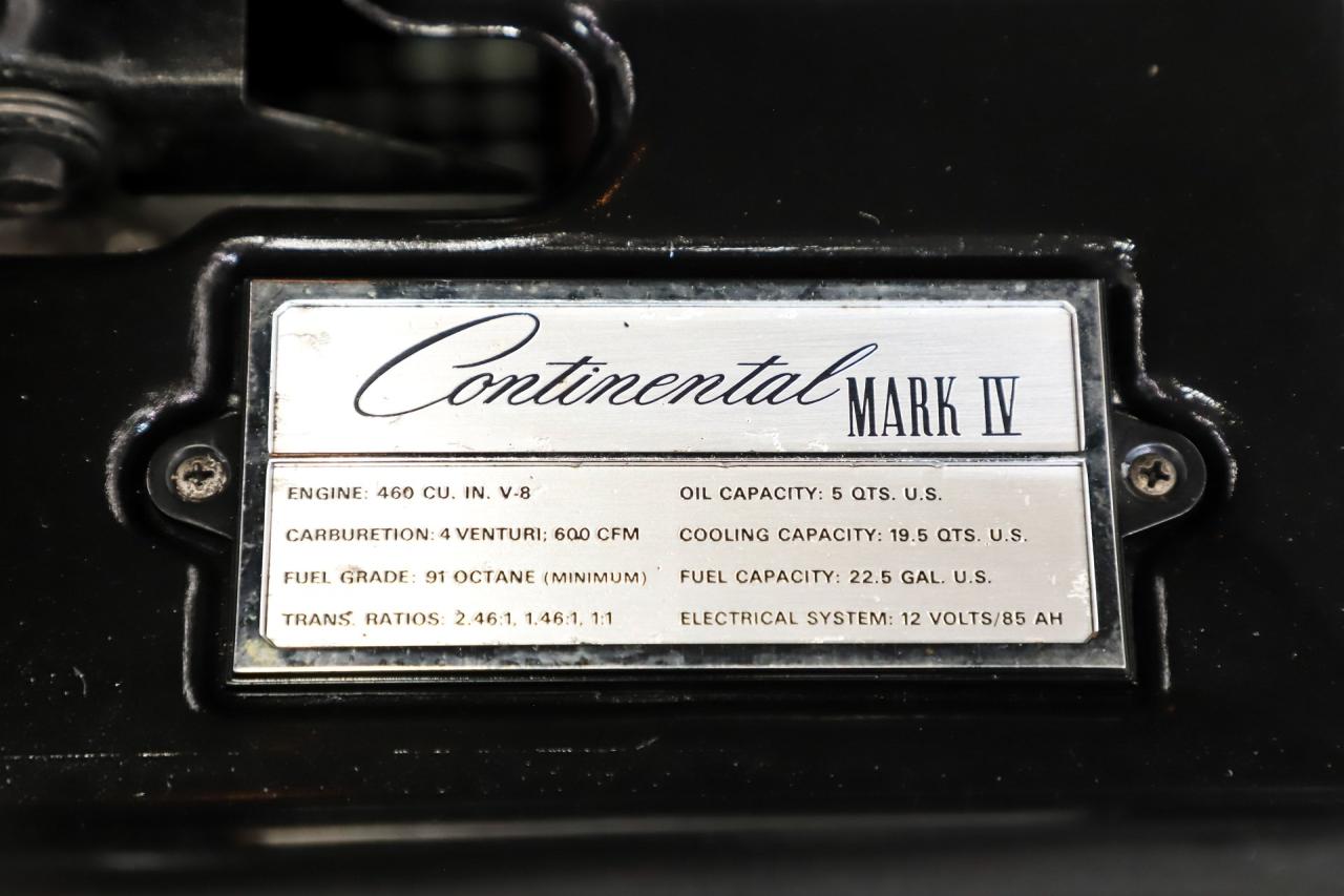 1973 Lincoln Continental MK IV Silver Luxury