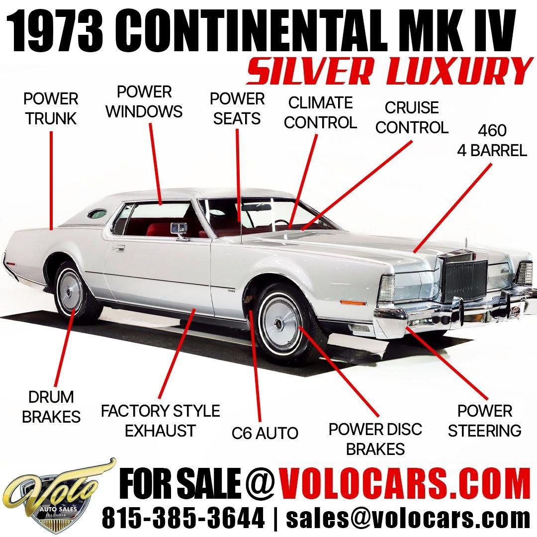 1973 Lincoln Continental MK IV Silver Luxury