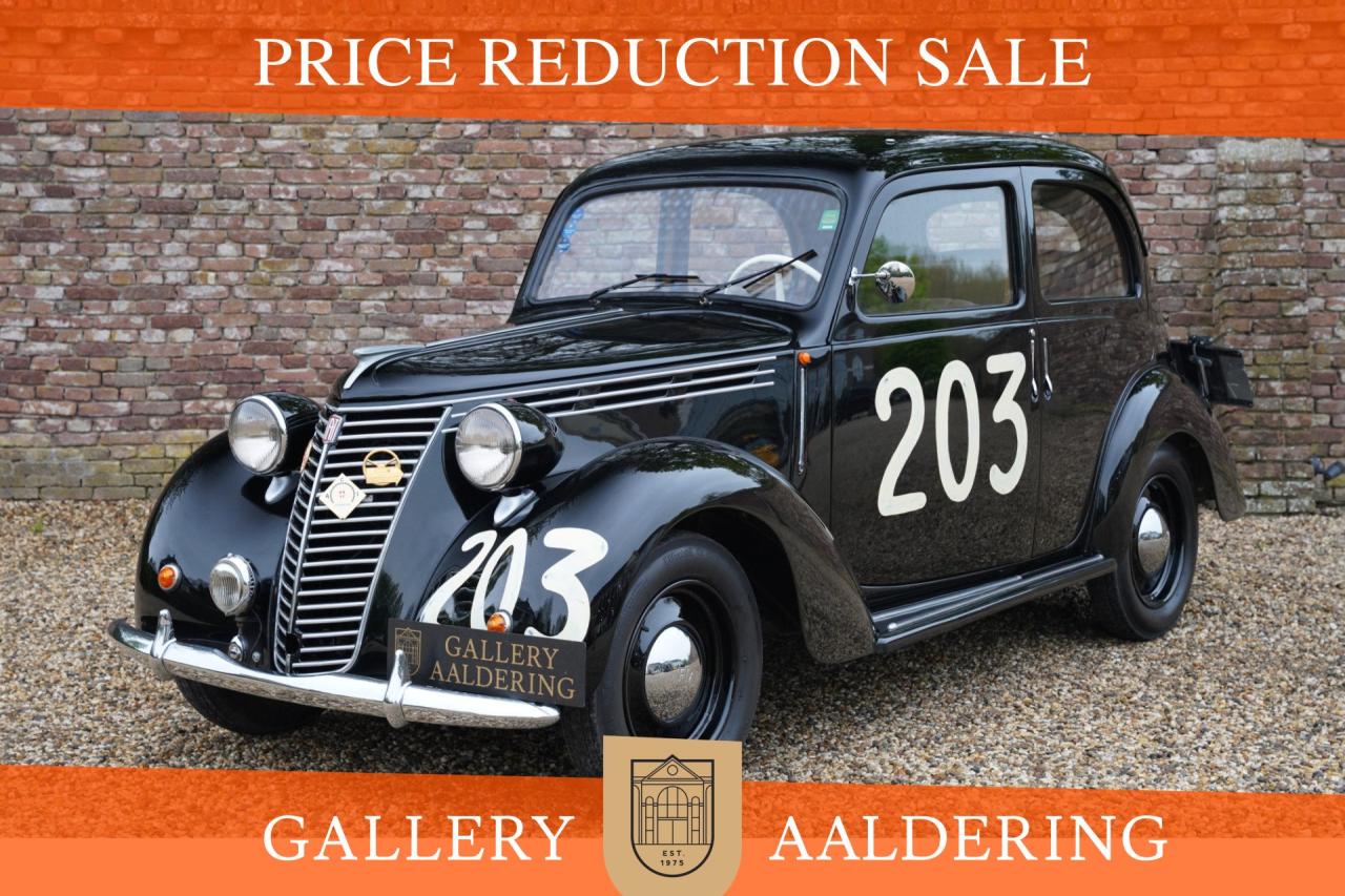 1947 Fiat 1100 &ldquo;Musone&rdquo; 1949 Mille Miglia competitor