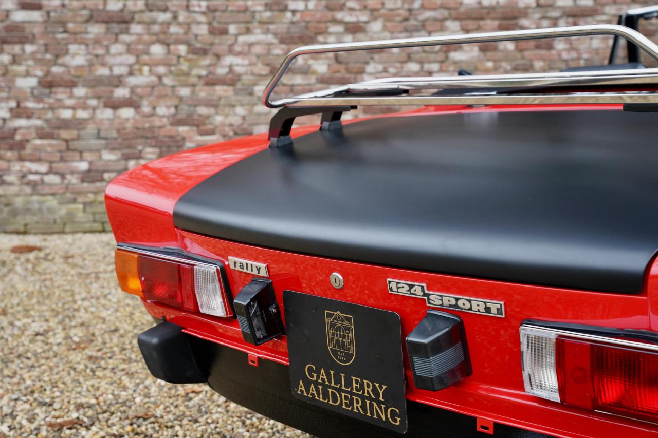 1973 Fiat 124 Abarth Rally &ldquo;Stradale&rdquo; INCL. HARDTOP