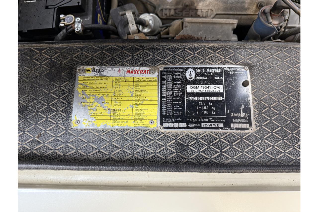 1983 Maserati Quattroporte III &ldquo;Project car&rdquo;