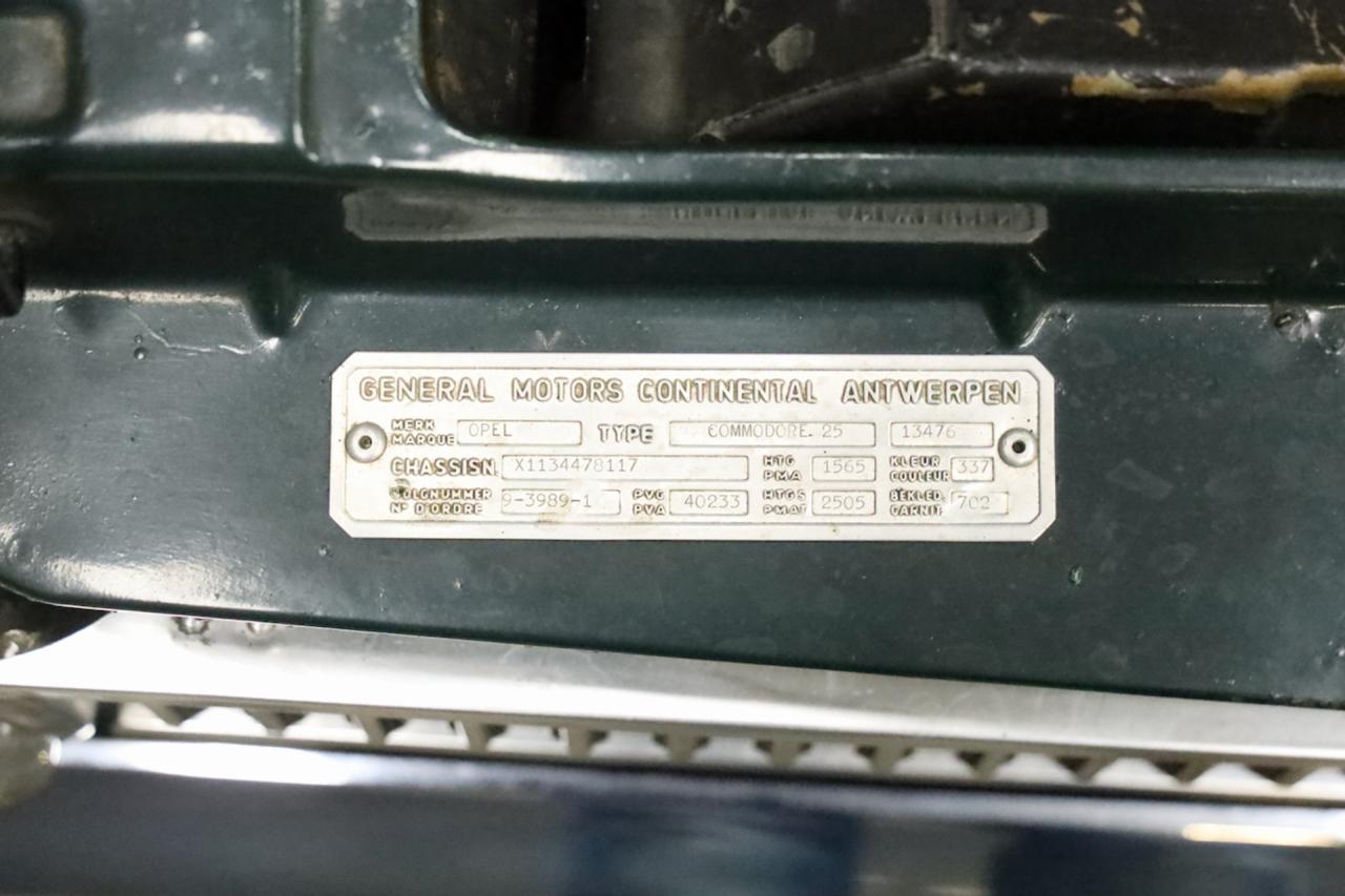 1969 Opel Commodore Coupe Six &ldquo;71.000 kms&rdquo; Trade-in car