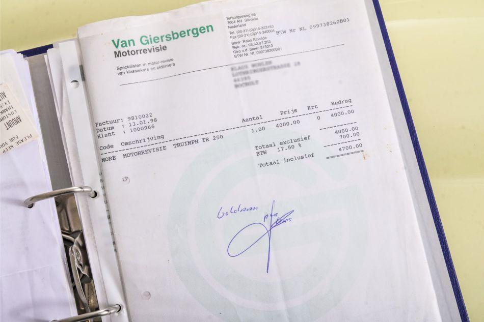 1968 Triumph TR5 TR250 overdrive