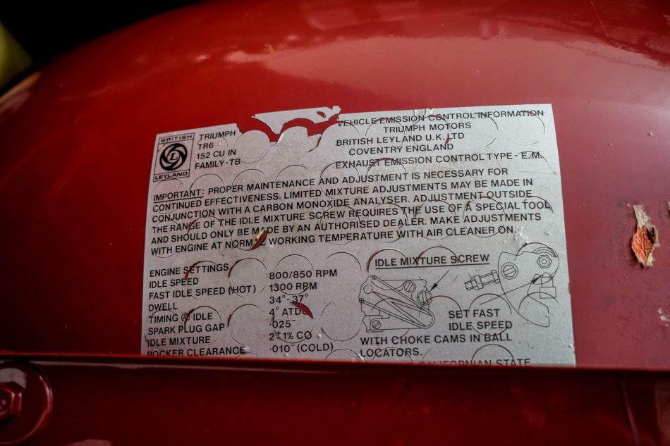 1974 Triumph TR6