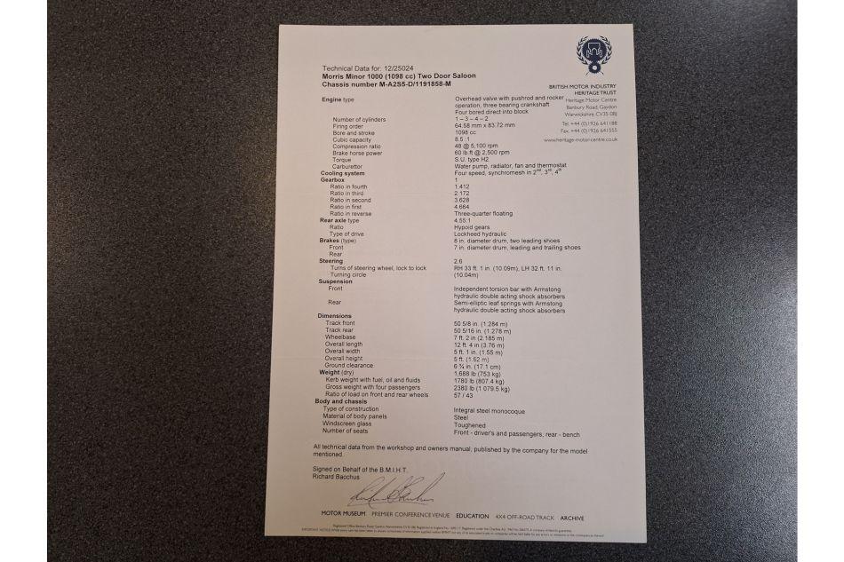 1967 Morris MORRIS MINOR 1000