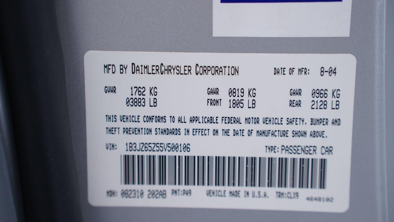 2005 Dodge Viper SRT-10 ROADSTER