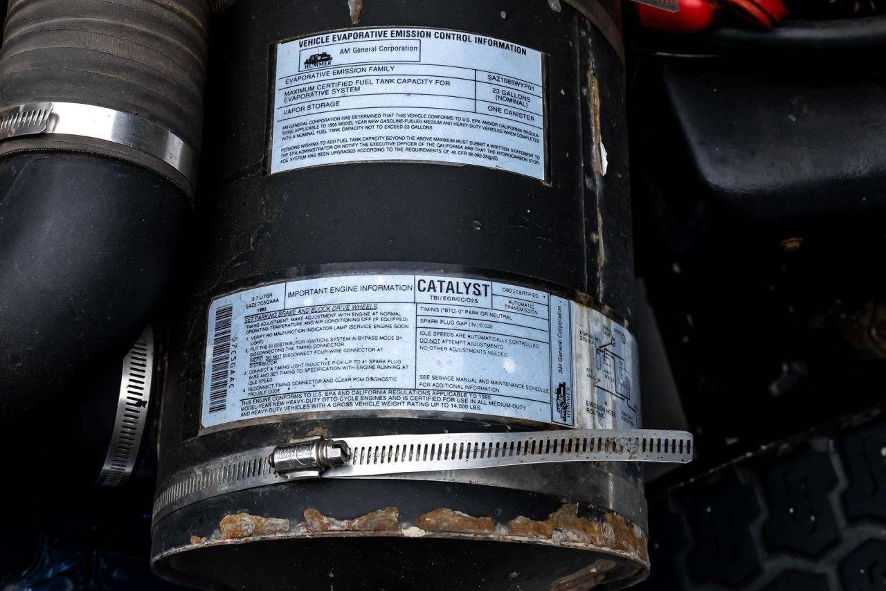 1995 Am General Hummer H1 Four-Door Soft-Top Pickup (HMCO)