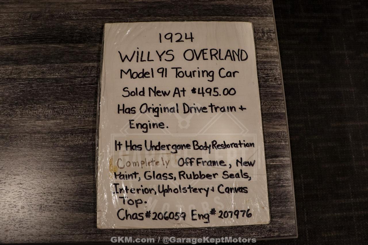 1924 Willys Model 91