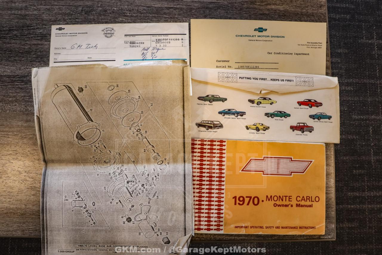 1970 Chevrolet Monte Carlo SS 454