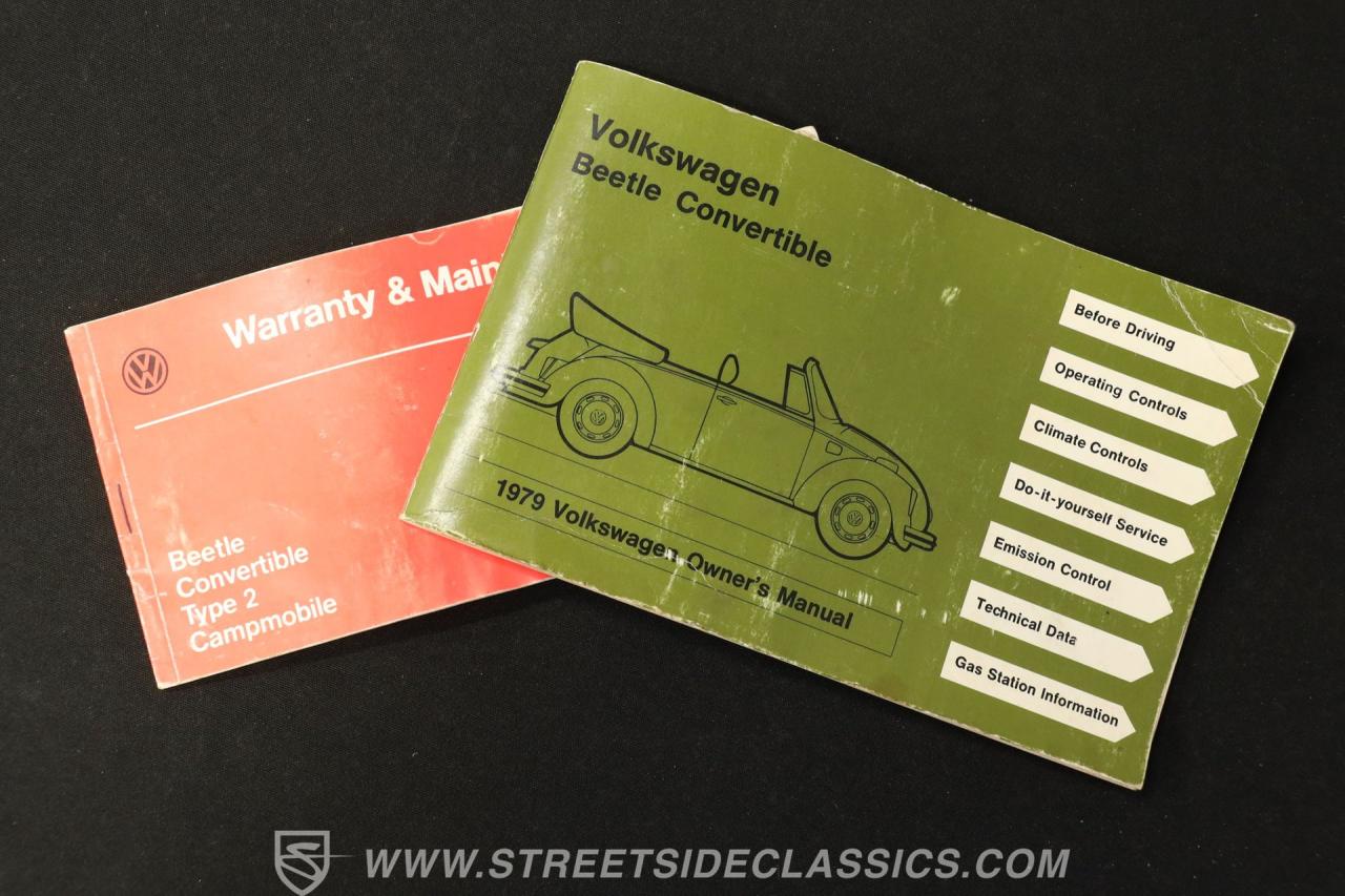 1979 Volkswagen Beetle Convertible