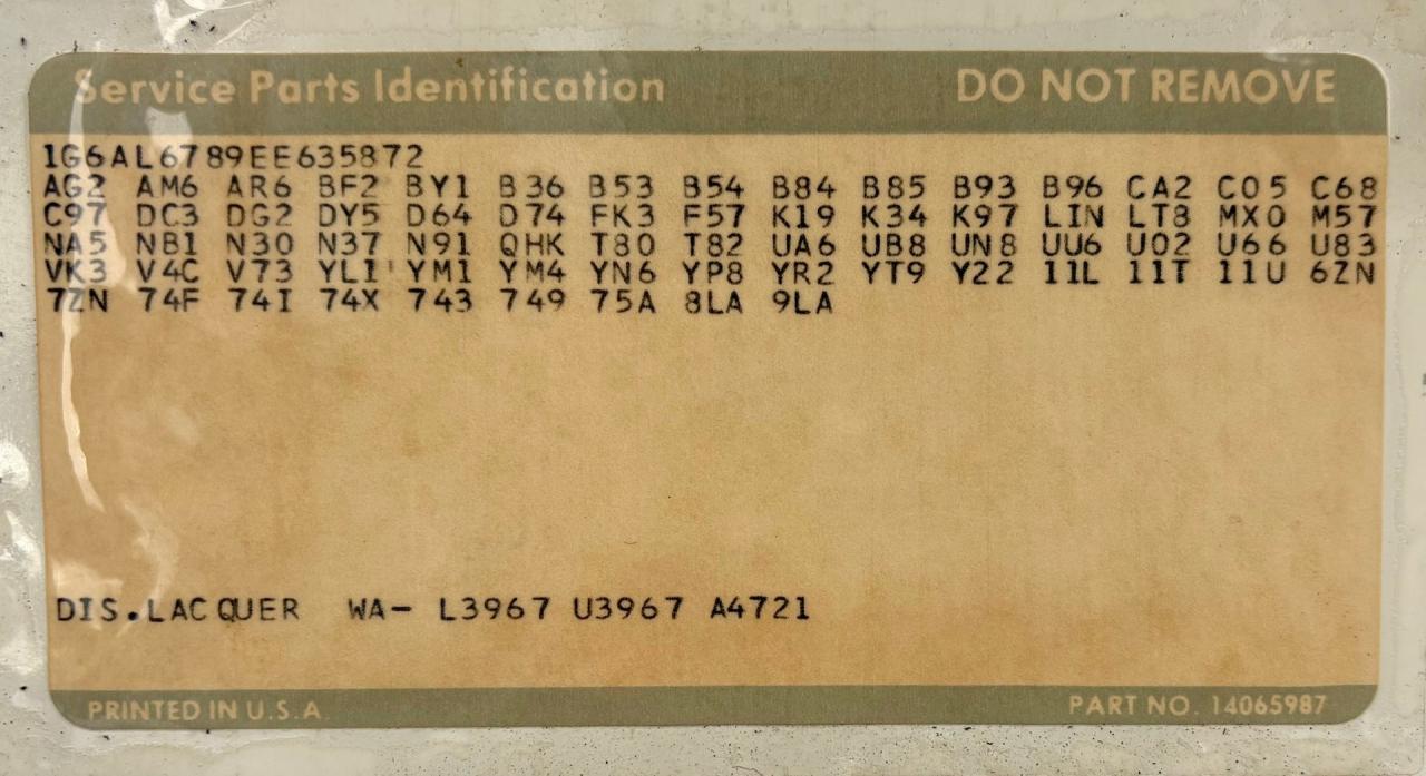 1984 Cadillac Eldorado Biarritz Convertible