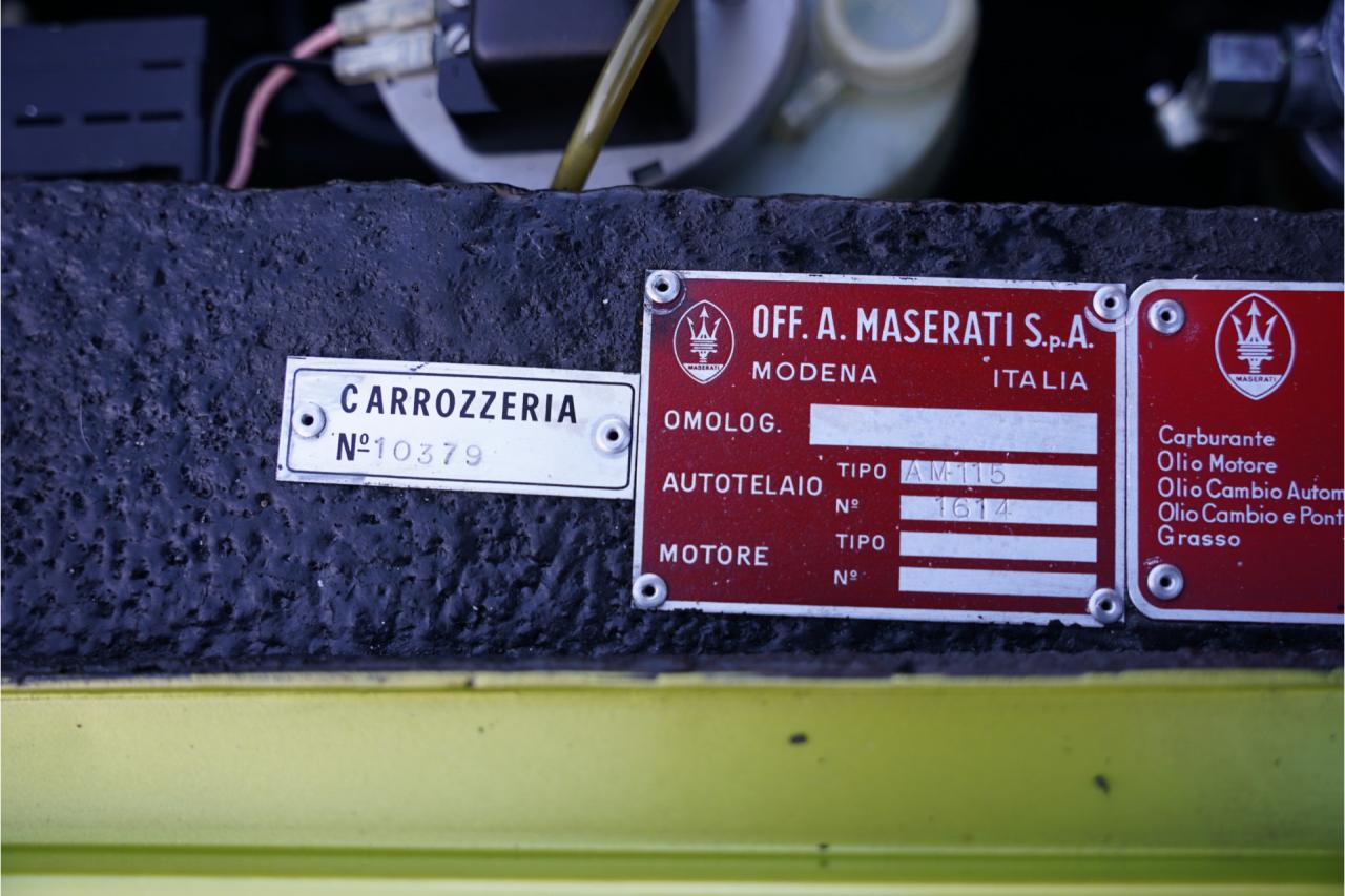 1970 Maserati Ghibli 4.7 &ldquo;Verde Gemma&rdquo; ONE OF THE BEST
