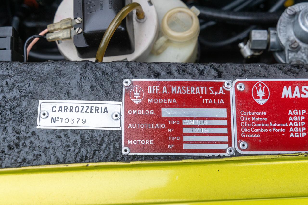 1970 Maserati Ghibli 4.7 &ldquo;Verde Gemma&rdquo; ONE OF THE BEST