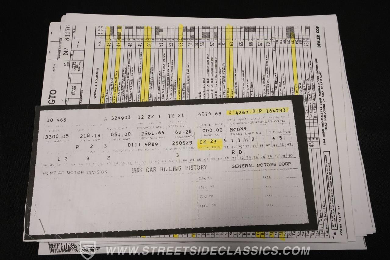 1968 Pontiac GTO Convertible