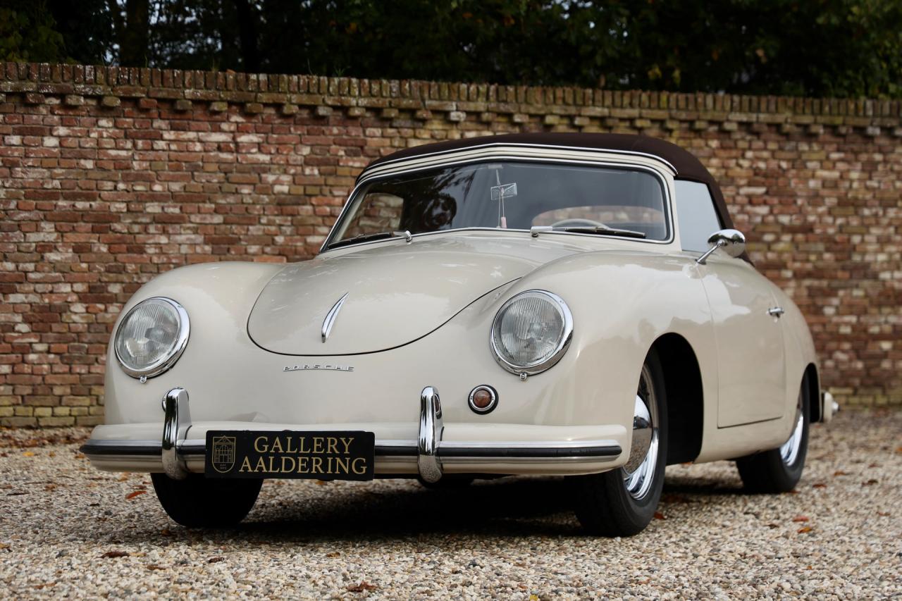 1952 Porsche 356 Pre-A 1500 Convertible Knickscheibe by Reutter &ldquo;Restored condition&rdquo;