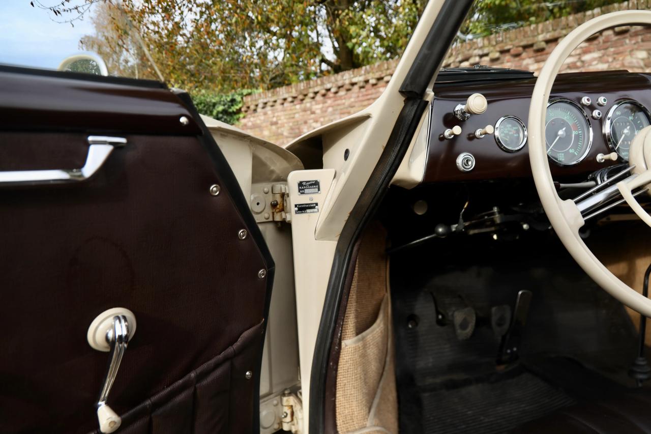 1952 Porsche 356 Pre-A 1500 Convertible Knickscheibe by Reutter &ldquo;Restored condition&rdquo;