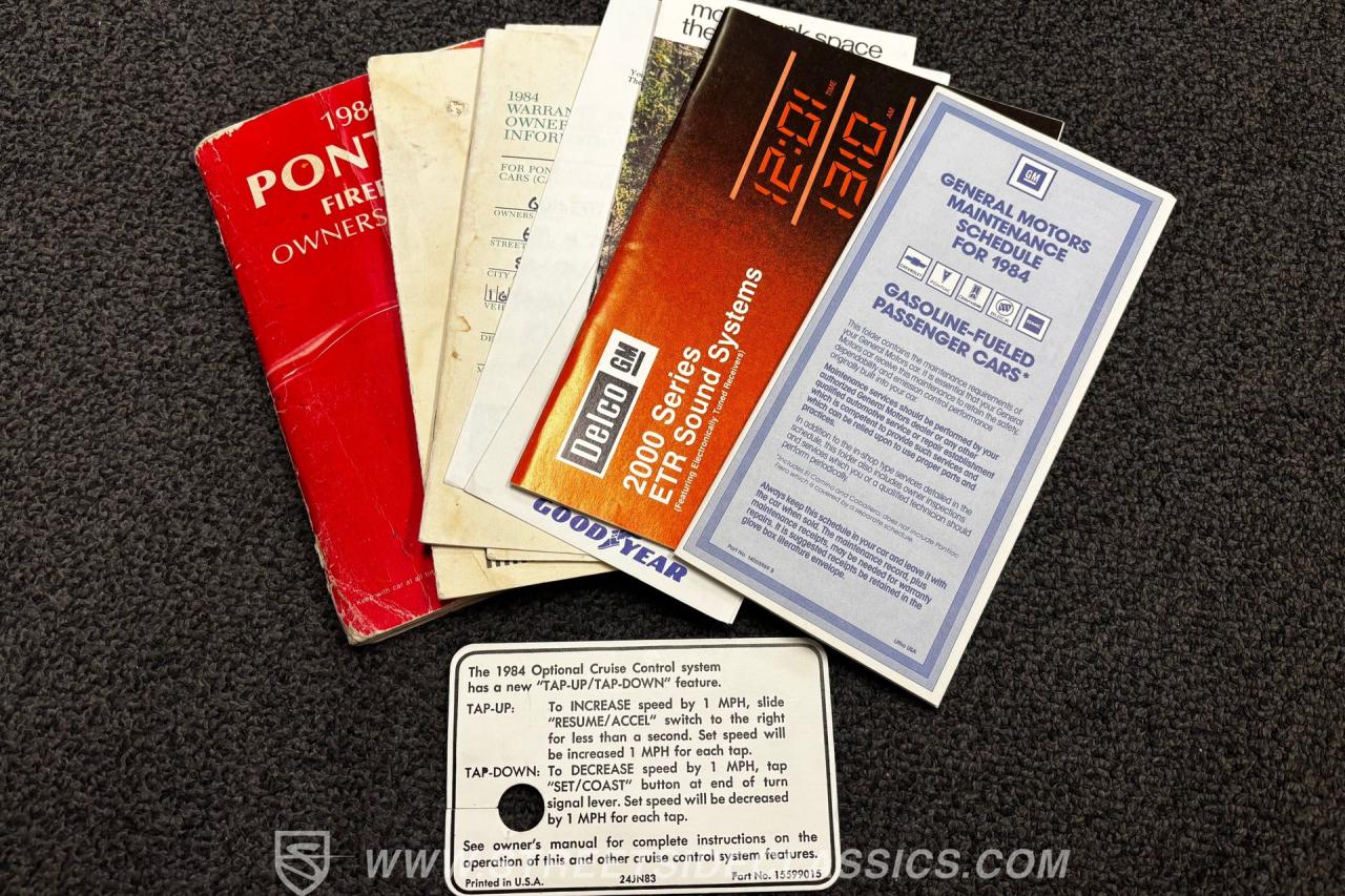 1984 Pontiac Firebird Trans Am 15th Anniversary Restomod