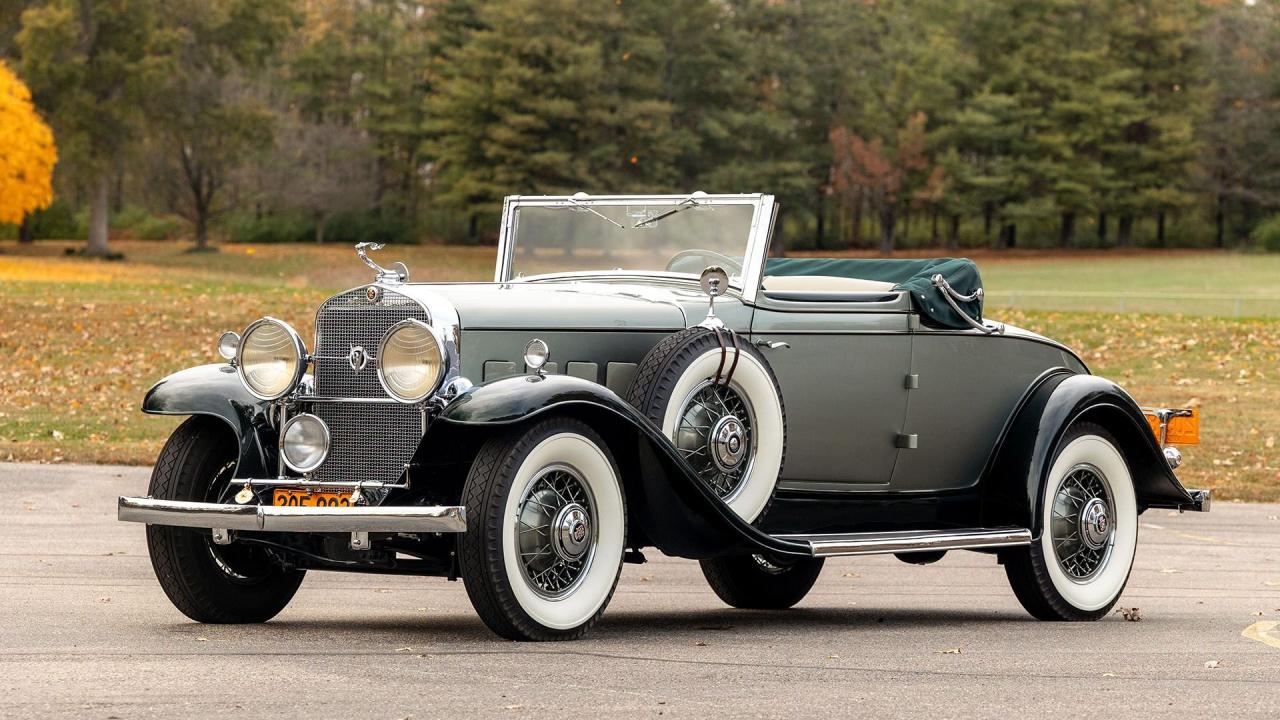 1931 Cadillac Series 355A V-8 Fleetwood Convertible Coupe