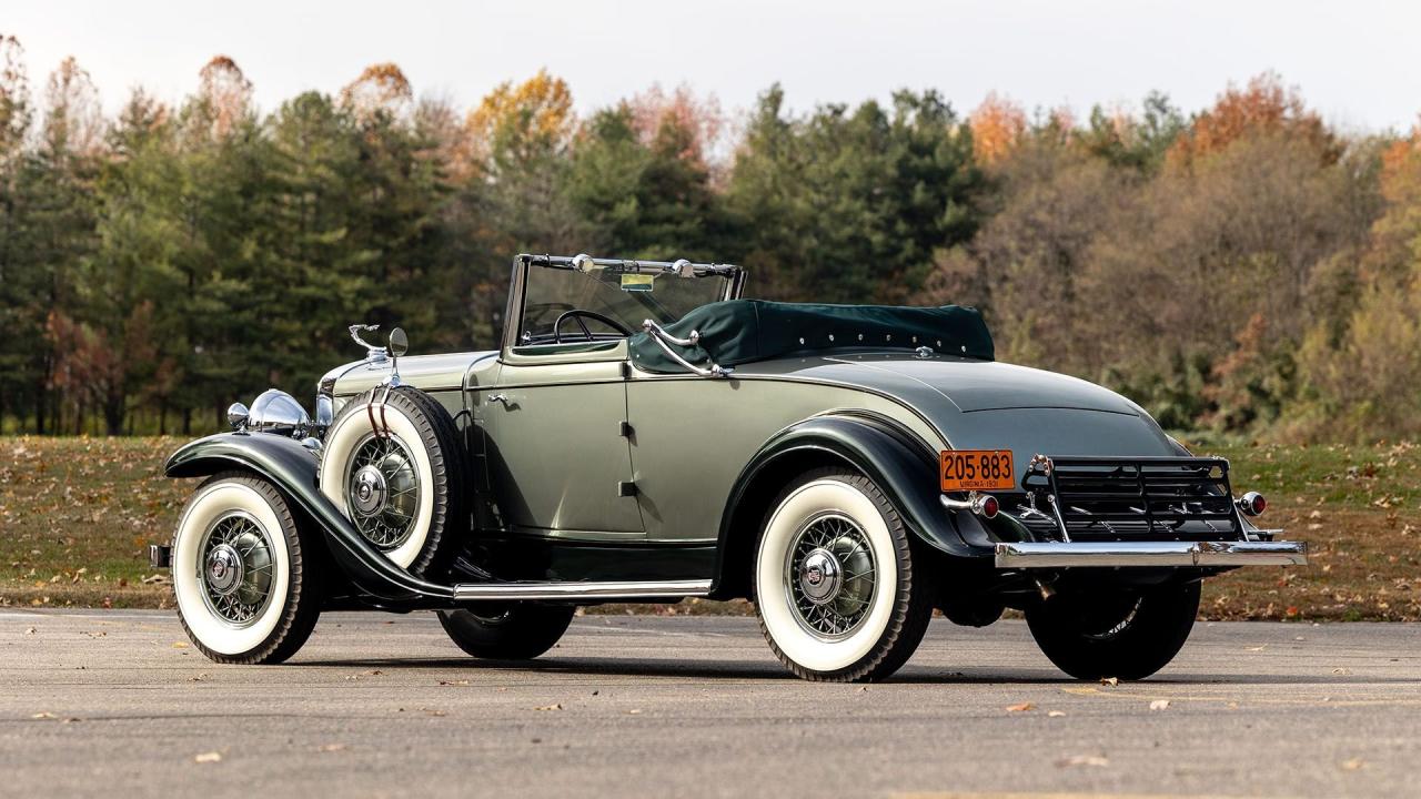 1931 Cadillac Series 355A V-8 Fleetwood Convertible Coupe