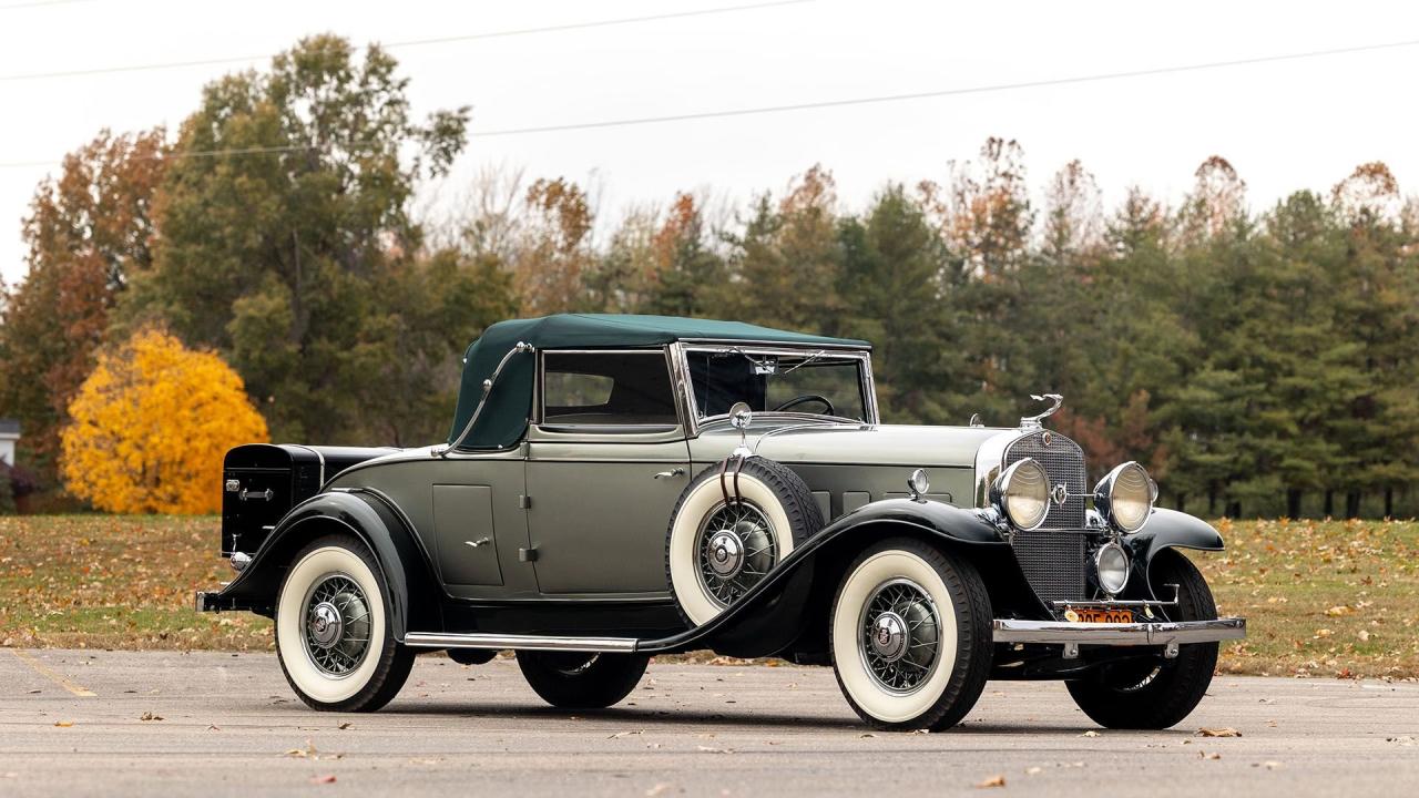 1931 Cadillac Series 355A V-8 Fleetwood Convertible Coupe