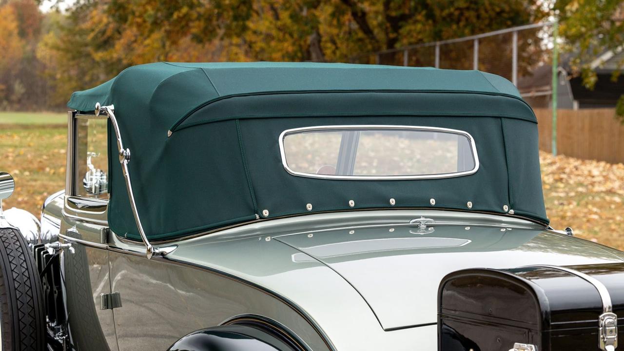1931 Cadillac Series 355A V-8 Fleetwood Convertible Coupe