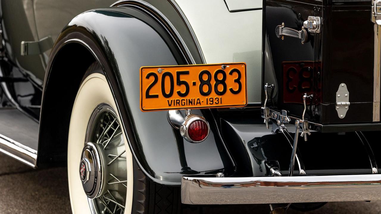1931 Cadillac Series 355A V-8 Fleetwood Convertible Coupe