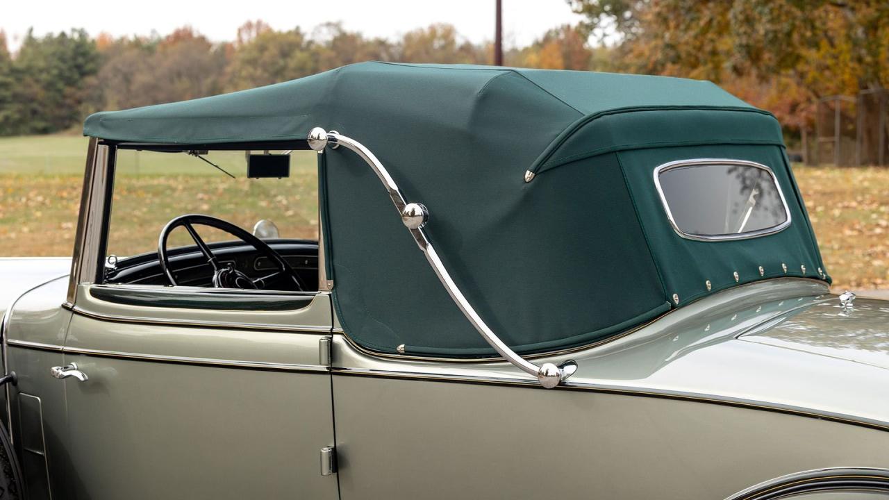 1931 Cadillac Series 355A V-8 Fleetwood Convertible Coupe