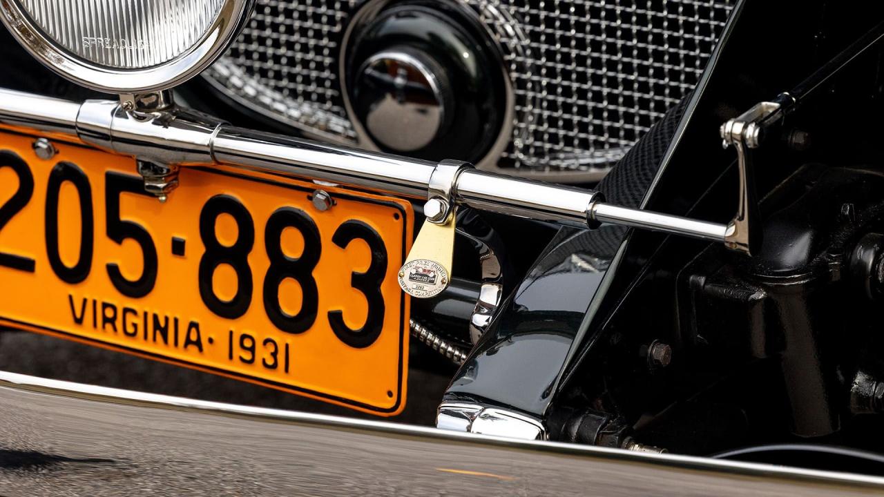 1931 Cadillac Series 355A V-8 Fleetwood Convertible Coupe