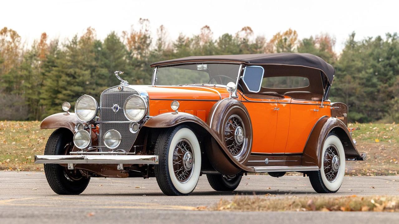 1931 Cadillac Series 370A V-12 Fleetwood Five-Passenger Phaeton