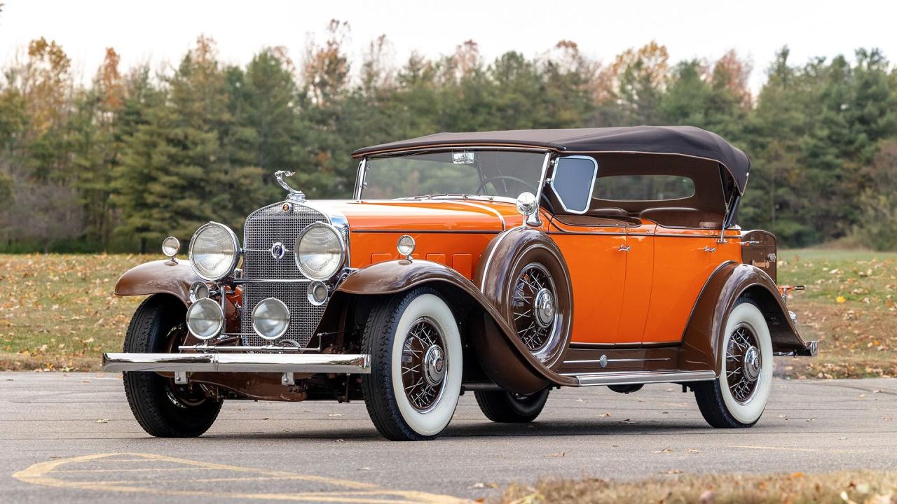 1931 Cadillac Series 370A V-12 Fleetwood Five-Passenger Phaeton