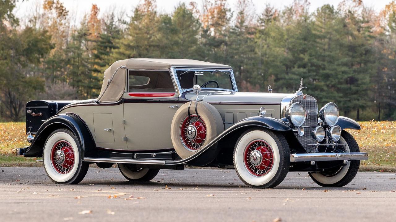1931 Cadillac Series 452A V-16 Fleetwood Convertible Coupe
