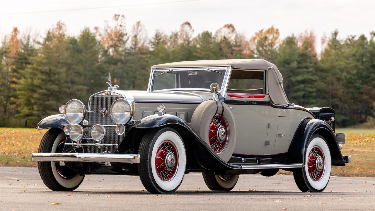 1931 Cadillac Series 452A V-16 Fleetwood Convertible Coupe