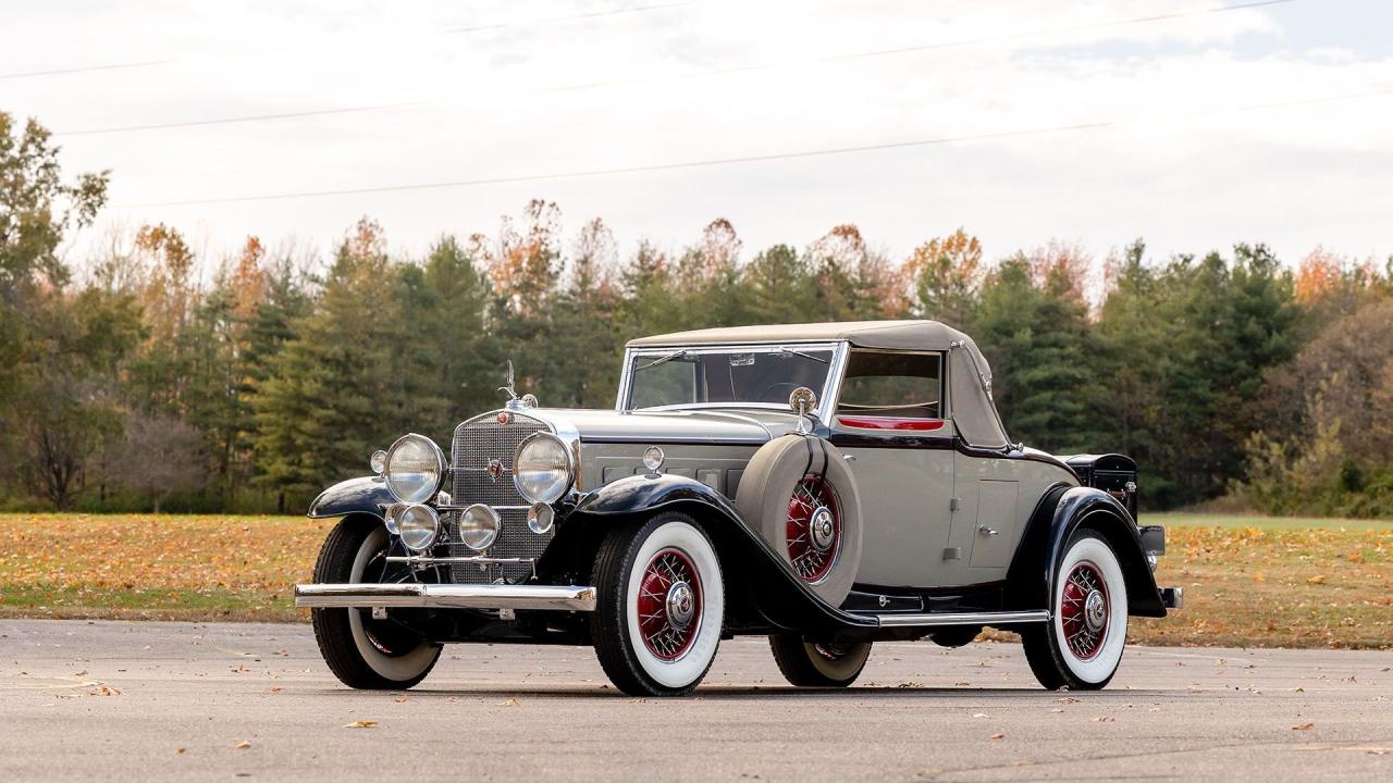 1931 Cadillac Series 452A V-16 Fleetwood Convertible Coupe