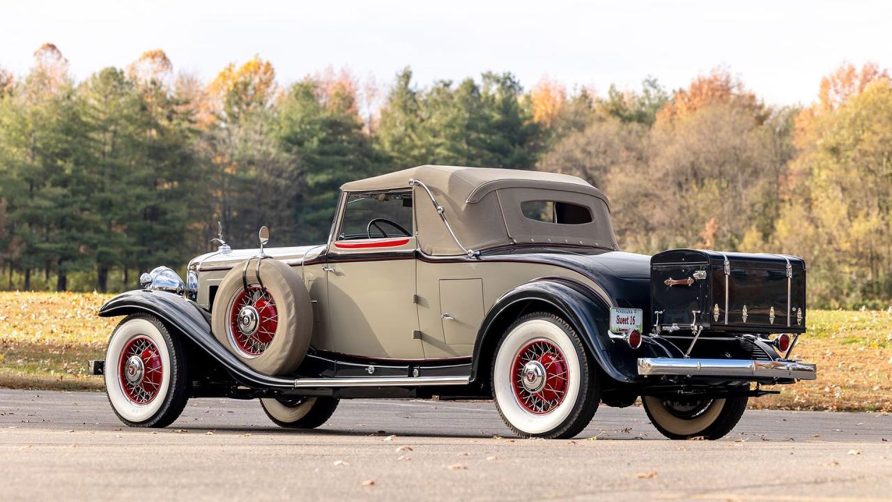 1931 Cadillac Series 452A V-16 Fleetwood Convertible Coupe