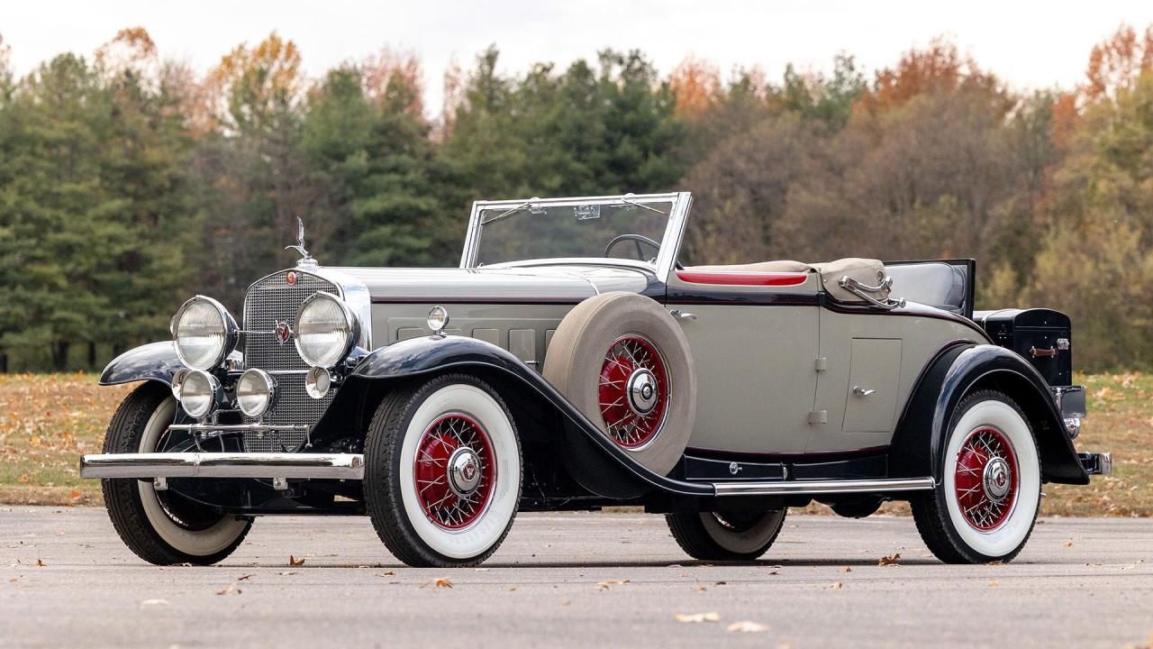 1931 Cadillac Series 452A V-16 Fleetwood Convertible Coupe