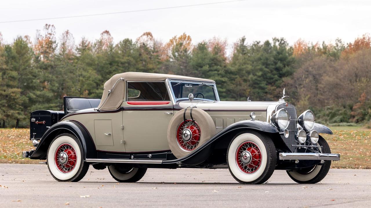 1931 Cadillac Series 452A V-16 Fleetwood Convertible Coupe