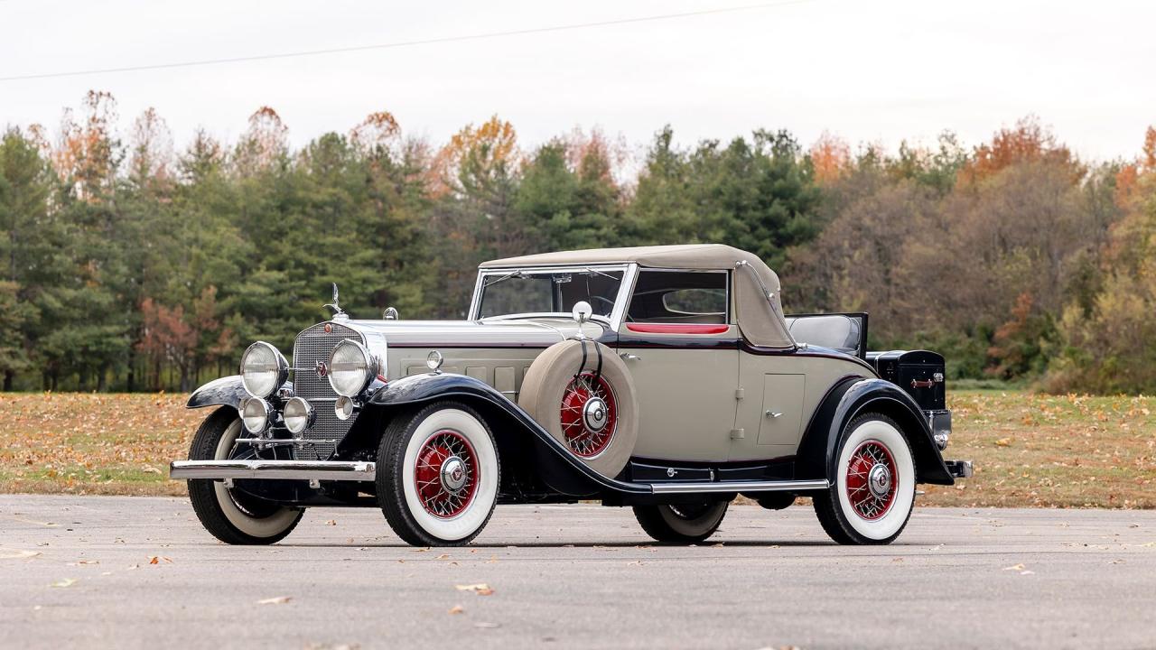 1931 Cadillac Series 452A V-16 Fleetwood Convertible Coupe